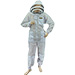 Full ventilation fabric diver with fencing mask.